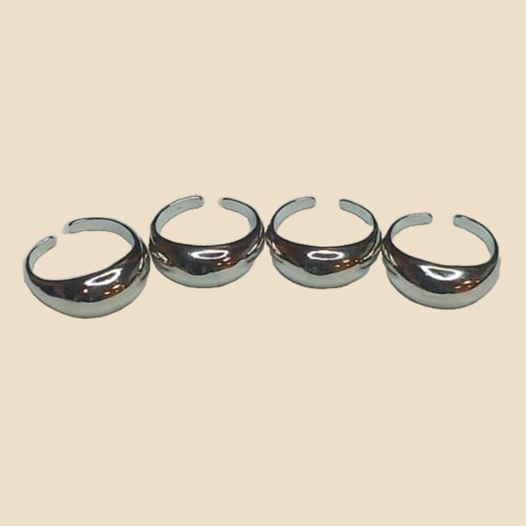 Bold Dome Adjustable Rings